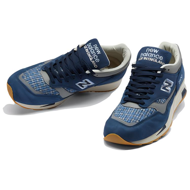 new New Balance 1500 MiUK Navy Grey Harris Tweed