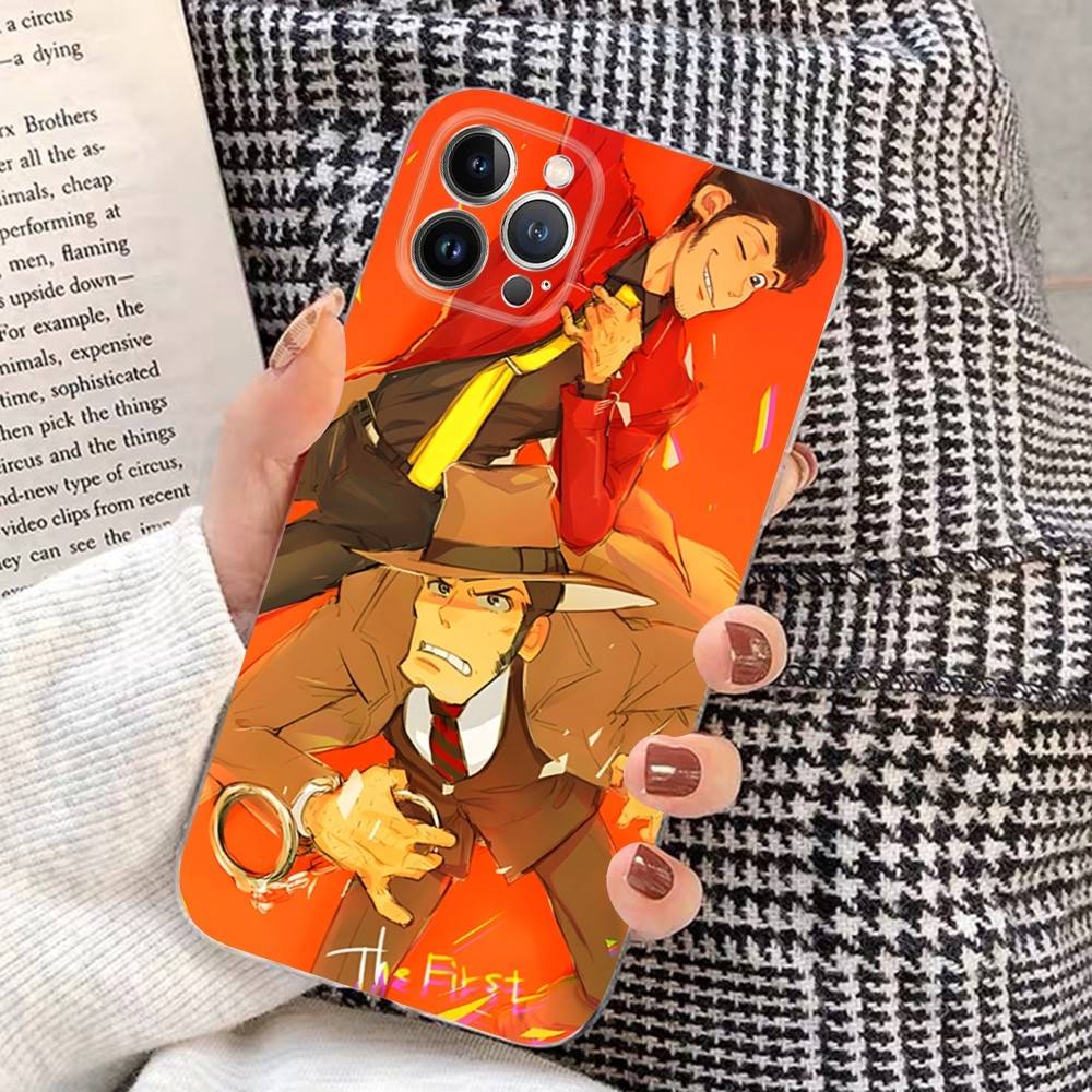 Lupin III Comics Phone Case For IPhone 17 16 15 14 13 12 11 Pro Max 13 12 Mini 17Air 16e Clear Cases