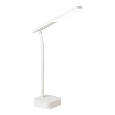 Sonic Desk Lamp, Livingaku, LED, Slim, USB Rechargeable, White, LV-5765-W