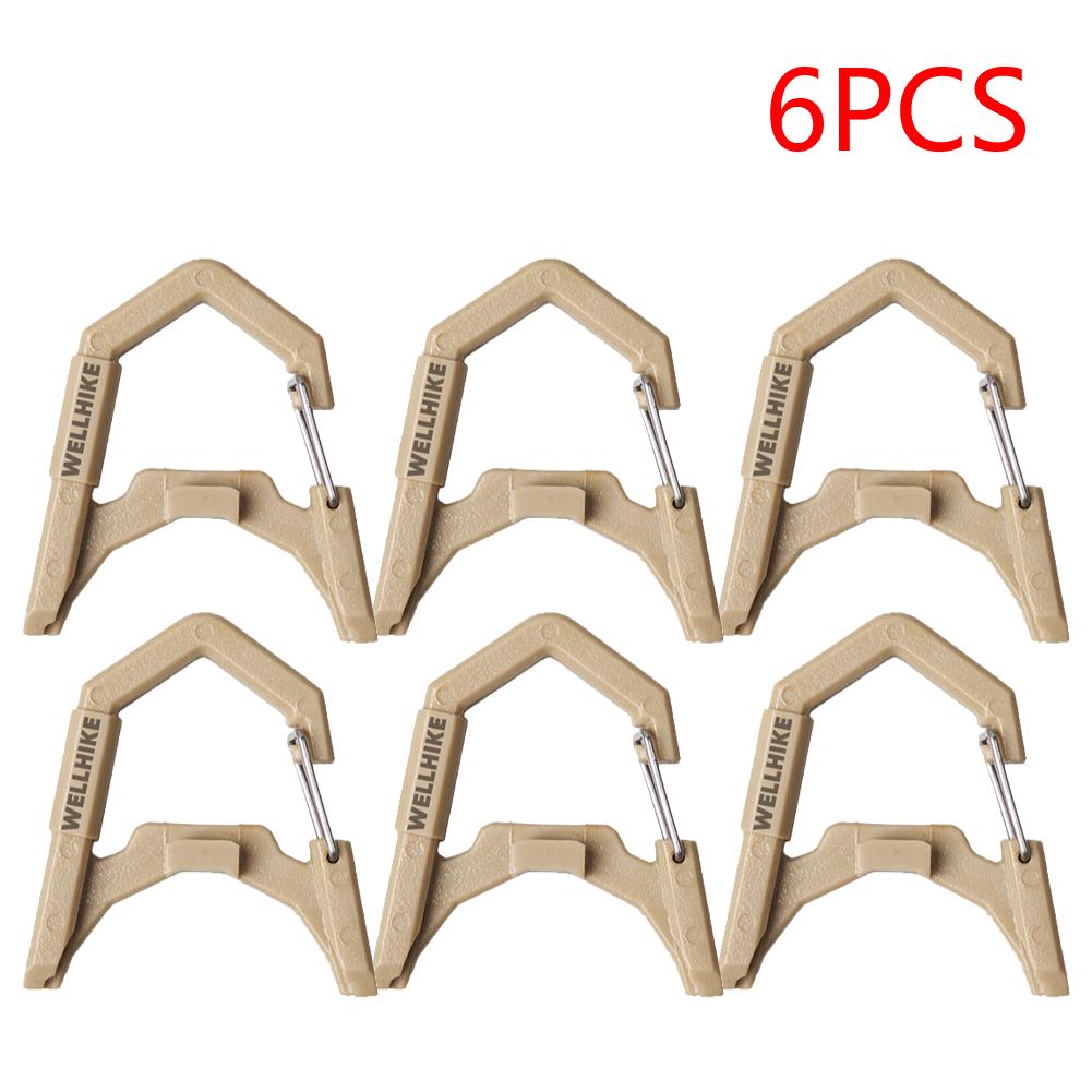 3-10PCS Camping Light Hook Camping Lantern Hanging Buckle GZ Lantern Spring Buckle for Outdoor Camping Fishing