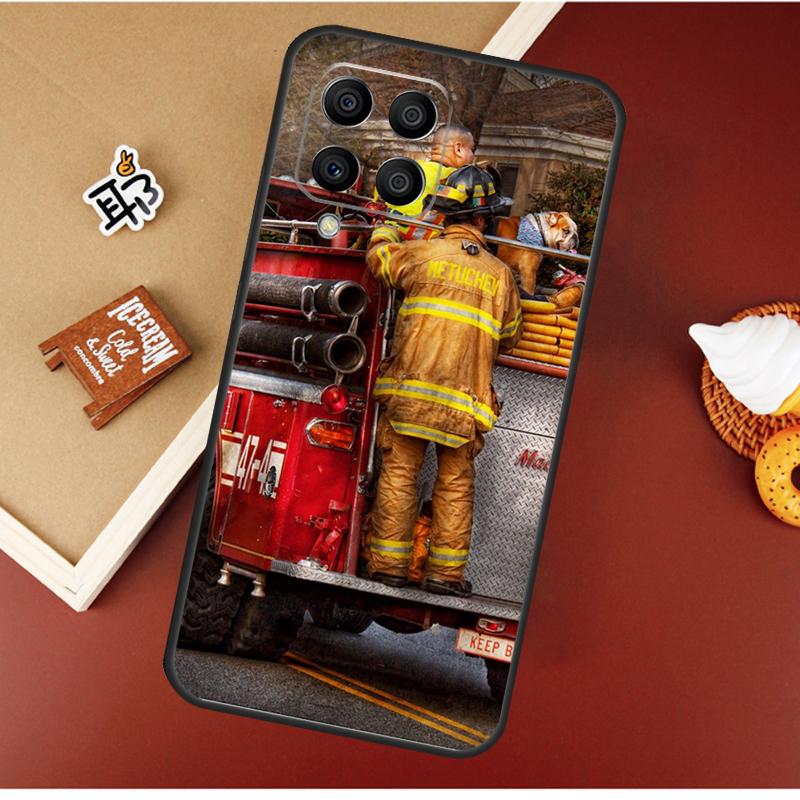 Firefighter Fire Fireman Case For Samsung Galaxy M21 M20 M23 M31 M11 M54 M14 M34 M13 M52 M32 M12 M16 M36 M56 M15 M55