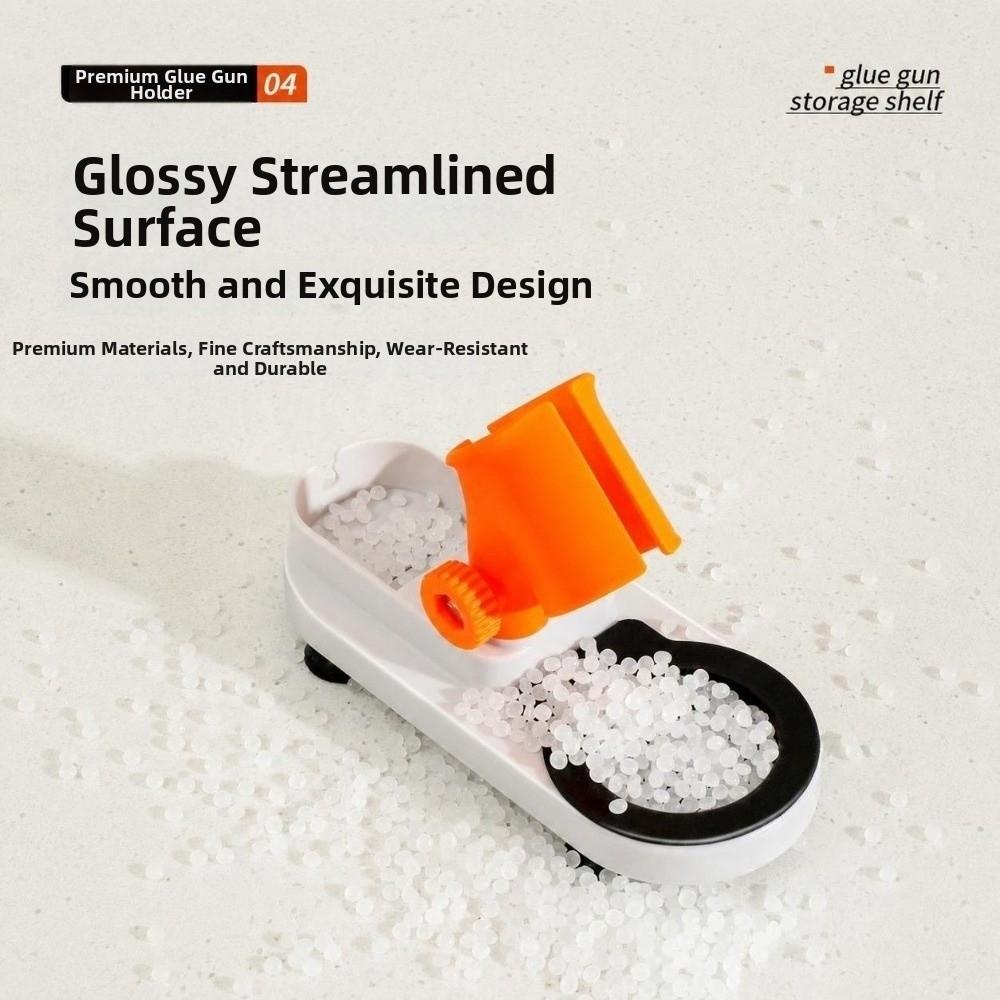 with Drip Tray Hot Melt Glue Sticks Stand Hot Melt Gluer Holder for 20W Small Hot Melt Gluer