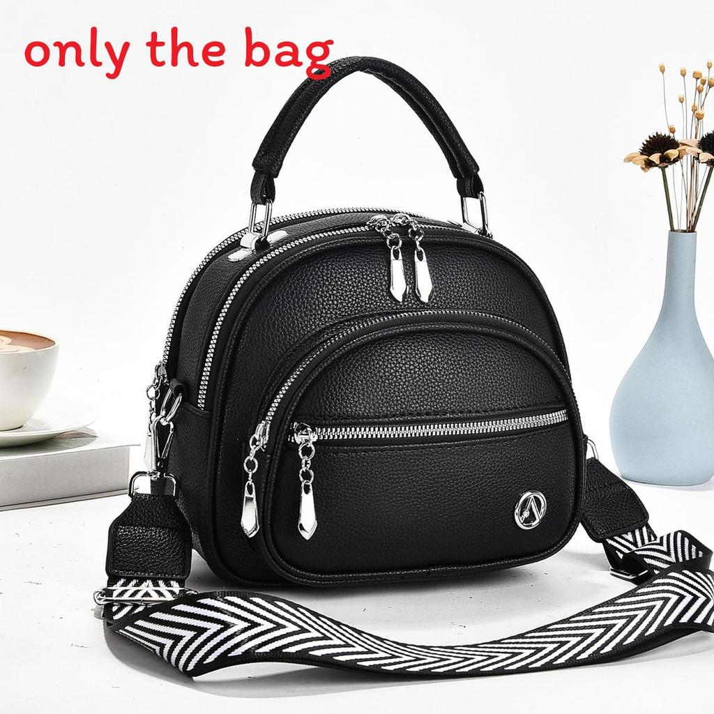 

Urban Minimalist Pu Camera Bag Small Crossbody With Zipper Pocket For Daily Use Black