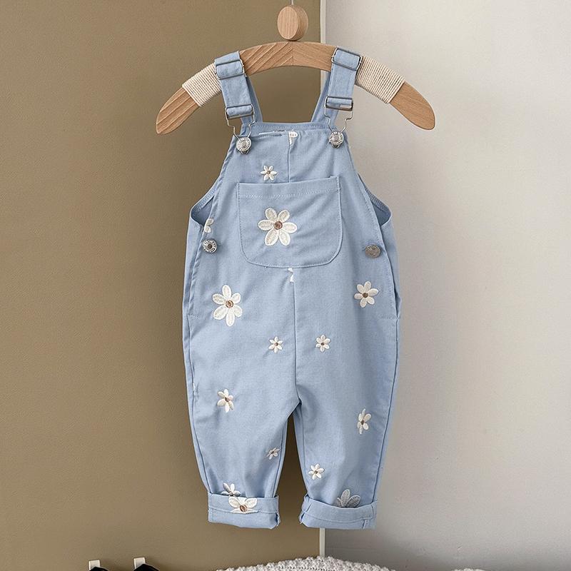 Summer Baby Rompers Fashion Embroidery Sleeveless Knitting Infant Kids Boys Girls Strap Jumpsuits