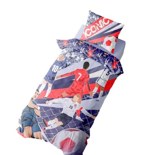 K Collection Its Coming Home Iconic Panel Duvet Set