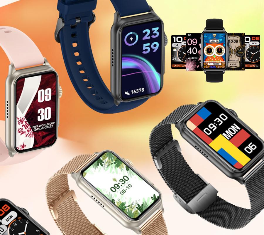 Smartwatch Rubicon Rncf06 Czarny Silikon
