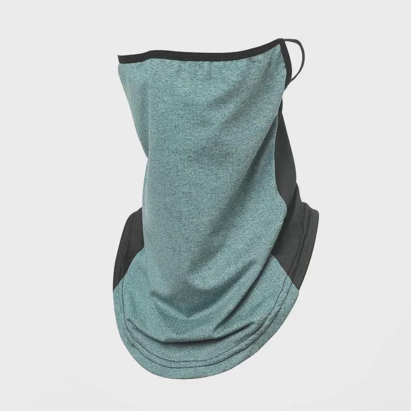 Summer Sunscreen Ice Silk Neck and Face Mask: UV Protection, Colorful, Dustproof, Windproof, Ear-Hanging for Outdoor Cycling
