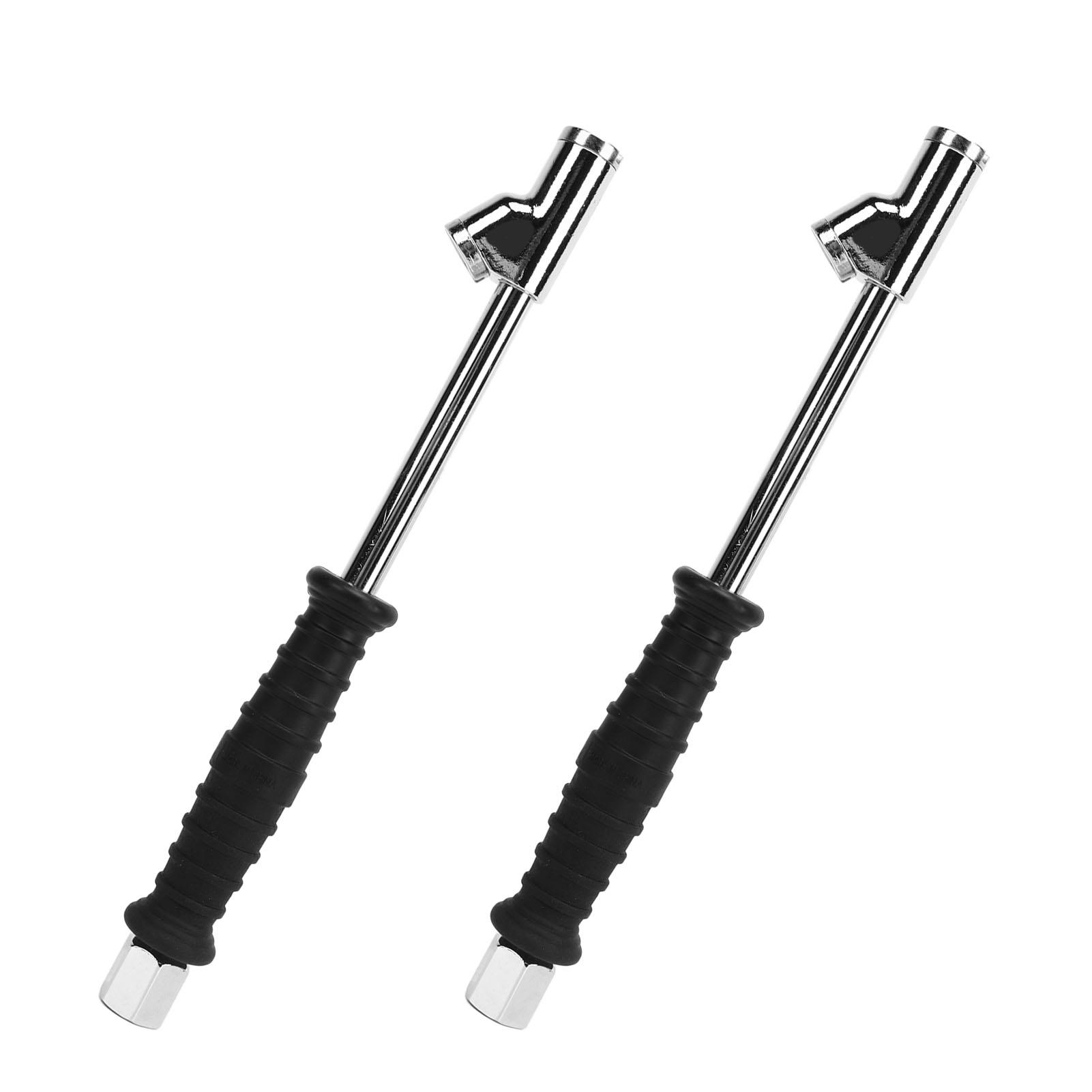 

2 шт. надувной стержень для автомобильных шин 14 дюймов с двойной головкой для грузовых шин, совместимый с воздушным насосом