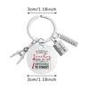 Teacher Key Chain Thank You Teacher Text Popular Pendant Key Chain Teachers'Day Pendant Gifts For Teachers