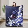 Hollow Knight Game  Warm Soft Blankets  Travel Plush Throw Blanket Street Trend Living Room Flannel Bedspread Sofa Bed Cover