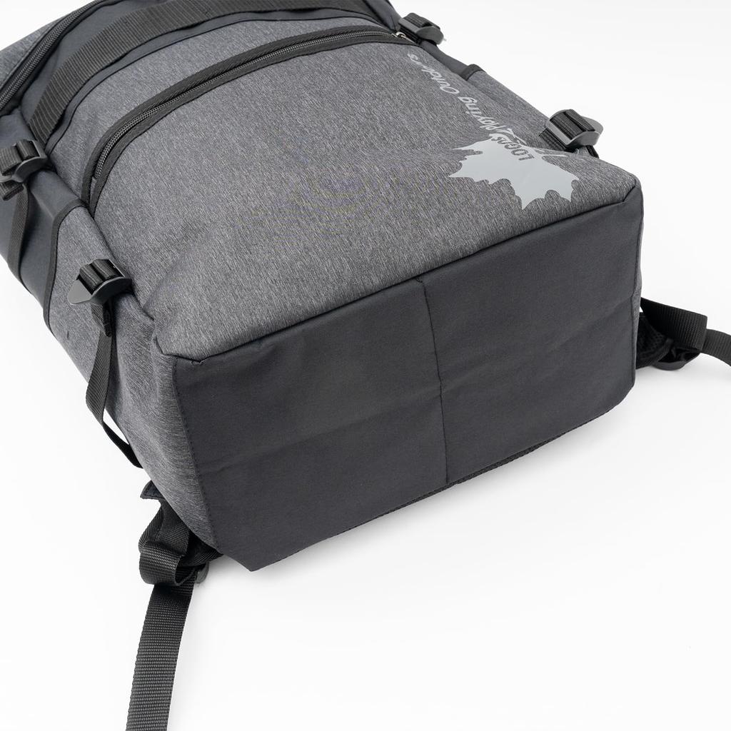 LOGOSPark Large Capacity Square Backpack Daypack for Outdoor and Freshmen Activities, Camping, School, Commuting, Men's