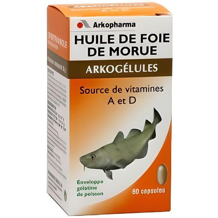 Arkopharma Arkogélules Huile de Foie de Morue 60 capsules