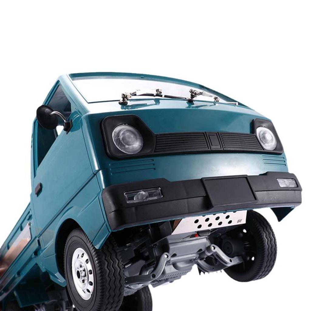 WPL D12 1/10 RC Car Upgrade Parts Metal Roll Cage Roof Light Battary Box Bottom Protection Plate Accessories