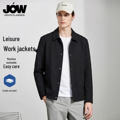JOW Men's Casual Lapel Work Jacket