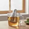 304 Stainless Steel Cone Tea Infuser with Chain Hook and Tray Spices Strainer  Mug