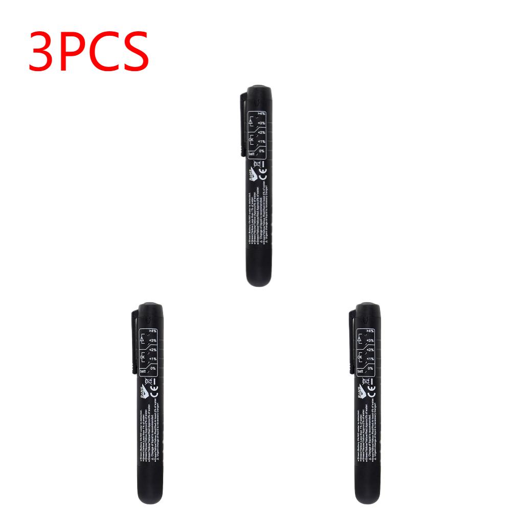 1-5Pcs Mini Brake Fluid Tester Pen 5 LED Car Auto Vehicle Tools Diagnostic Tools for Dot3 Dot4 Dot5 Brake Fluid Testing Tool