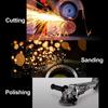 Angle Grinder Grinding Machine Electric Grinding Machine 18V 68000MAH Grinding Cutting Grinding Metal Power Tool 1/2xBattery