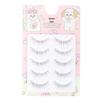 Dream Deer W-71 Natural V-Shape Manga False Eyelashes for Beginners - Transparent Stem One-Piece.