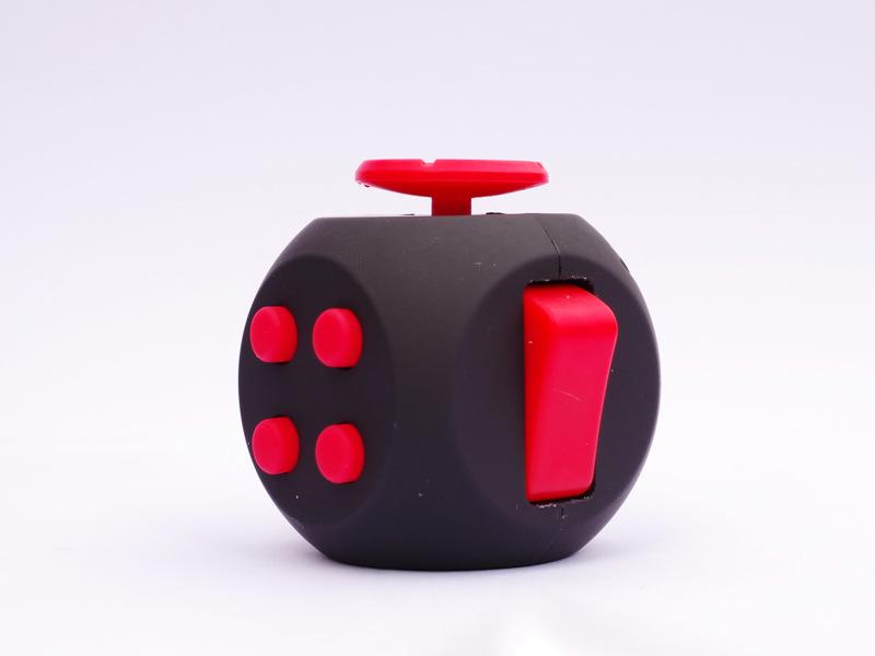 Fidgeting Cube Toy,Edc Fidgeting Toys Counter Stress Ease Toys,Anxiety Antistress Tactile Toy For Adults Kids   6 Sides