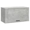 Wall Mounted Shoe Cabinet Concrete Grey 70 X 35 X 38 Cm Engineered Wood