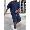 Men's Summer 2026 Fashion T-Shirt & Workwear Shorts Casual Sports Set