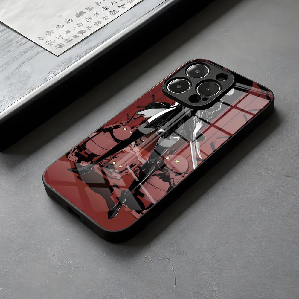 NieR A-Automata 2B Phone Case DIY Printing Glass For IPhone 16 15 14 Pro Max 13 12 Mini 11 X XS XR 8 Plus For Samsung S 25 24 23