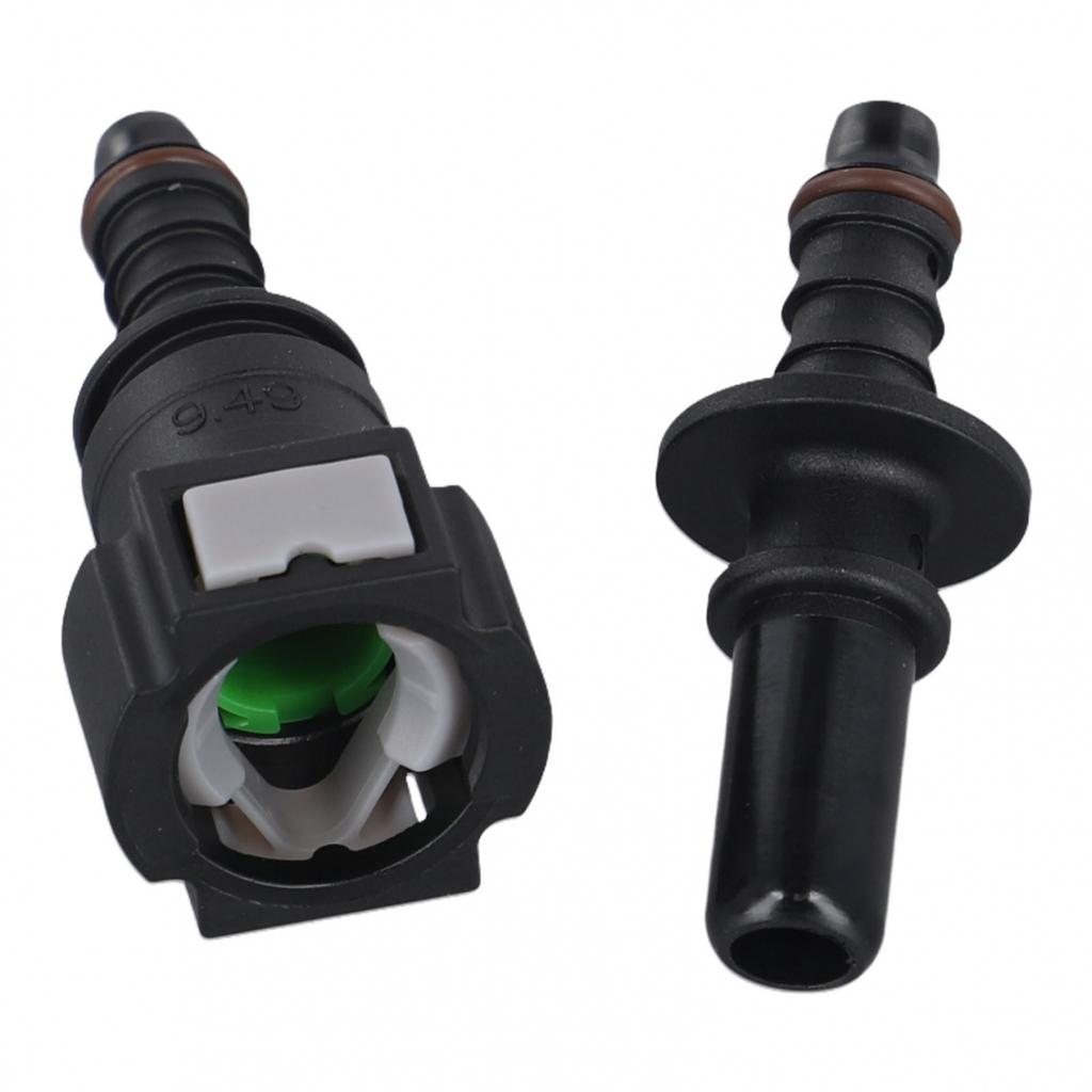 Complete Package of Straight Female and Male Fuel Line Quick Connectors
