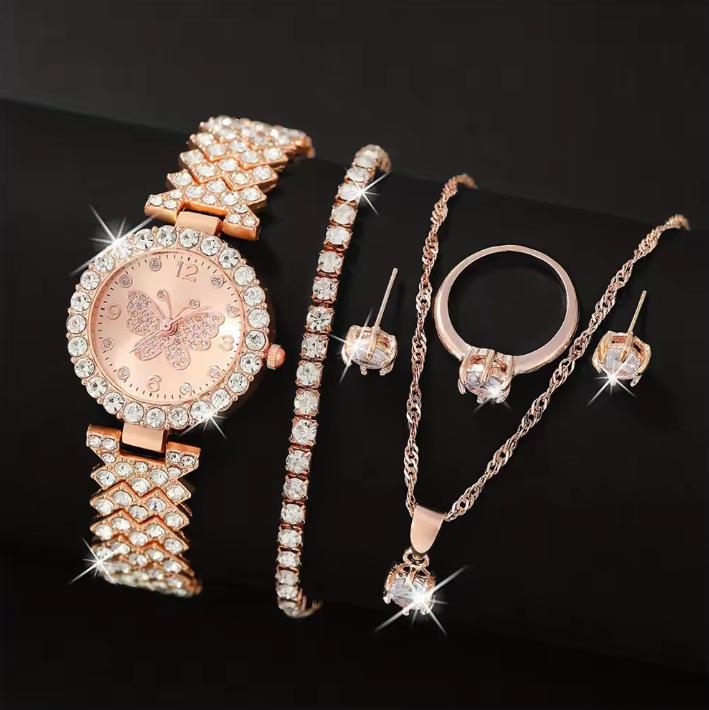 

New Ladies Steel Belt Watch Butterfly Series Fashion Casual Versatile Personality Full Diamond Quartz Steel Belt Women S Watch bulk price