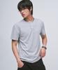 PLACESTUDIOMAN Basic Cotton Waffle Snap Point Henley Neck Semi-Oversized Short Sleeve T-Shirt _3 Colors