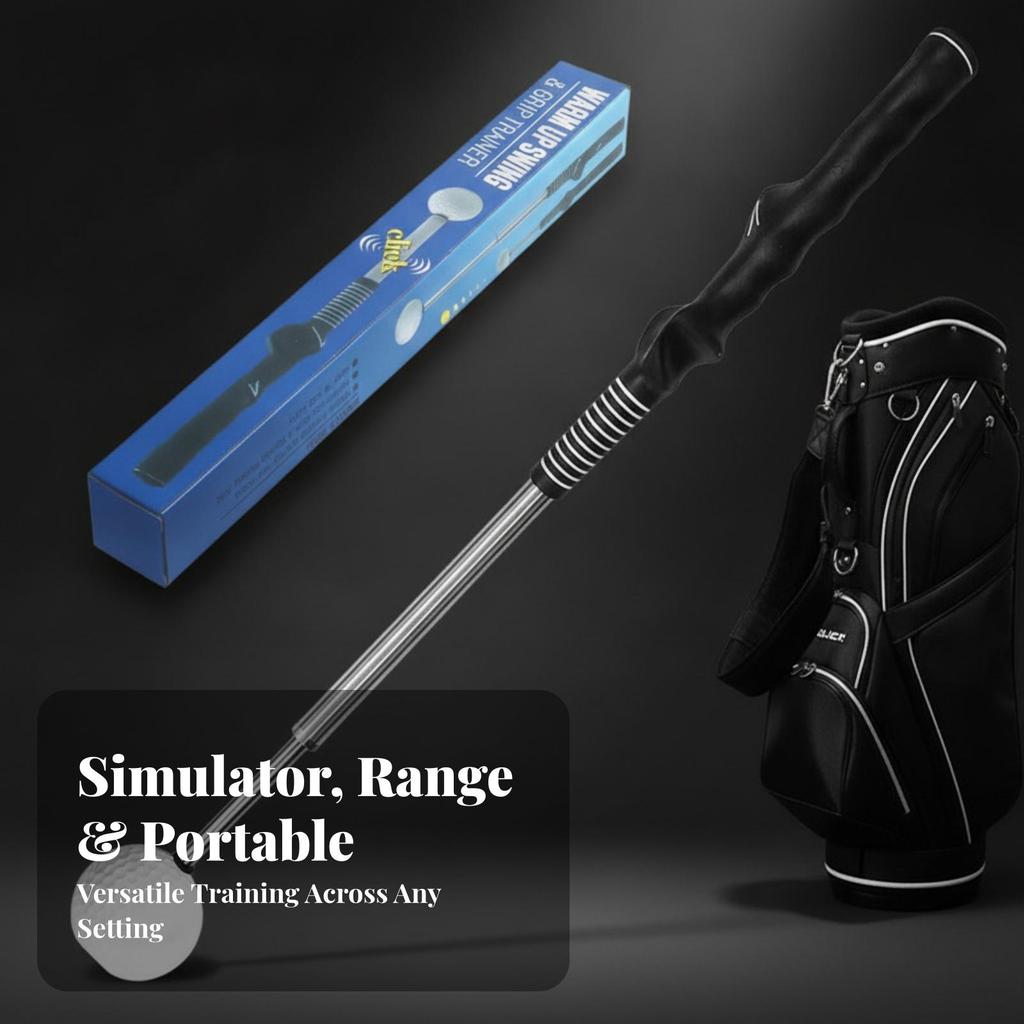 Retractable Telescoping Golf Swing Aid Portable with Ergonomic