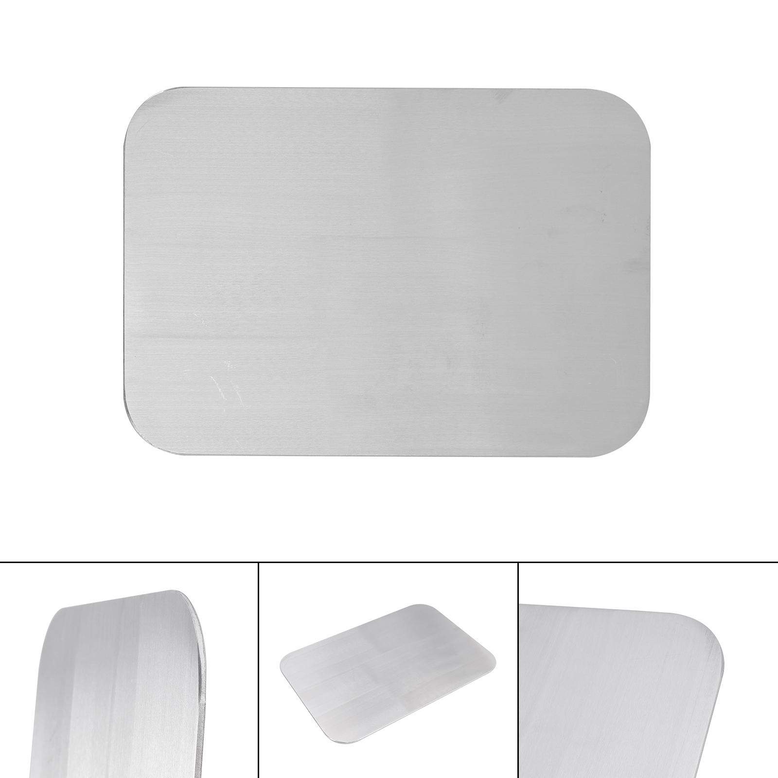 

Четырехсторонний пустой номерной знак из алюминиевого сплава DIY универсальный подходит для мотоцикла серебряный