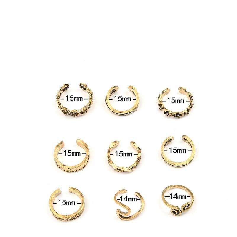 9Pcs Adjustable Toe Rings for Women Hypoallergenic Open Toe Ring Set Women Beach Foot Jewelry Caring Women Foot Ring Jewelry
