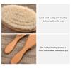 Wooden Handle Brush Baby Hair Brush Newborn Hair Brush Infant Comb Head Massager Special for real hair wigs