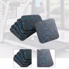 6 Anti-vibration Running Mats, Rubber Pads for Exercise Equipment, Static Pads.