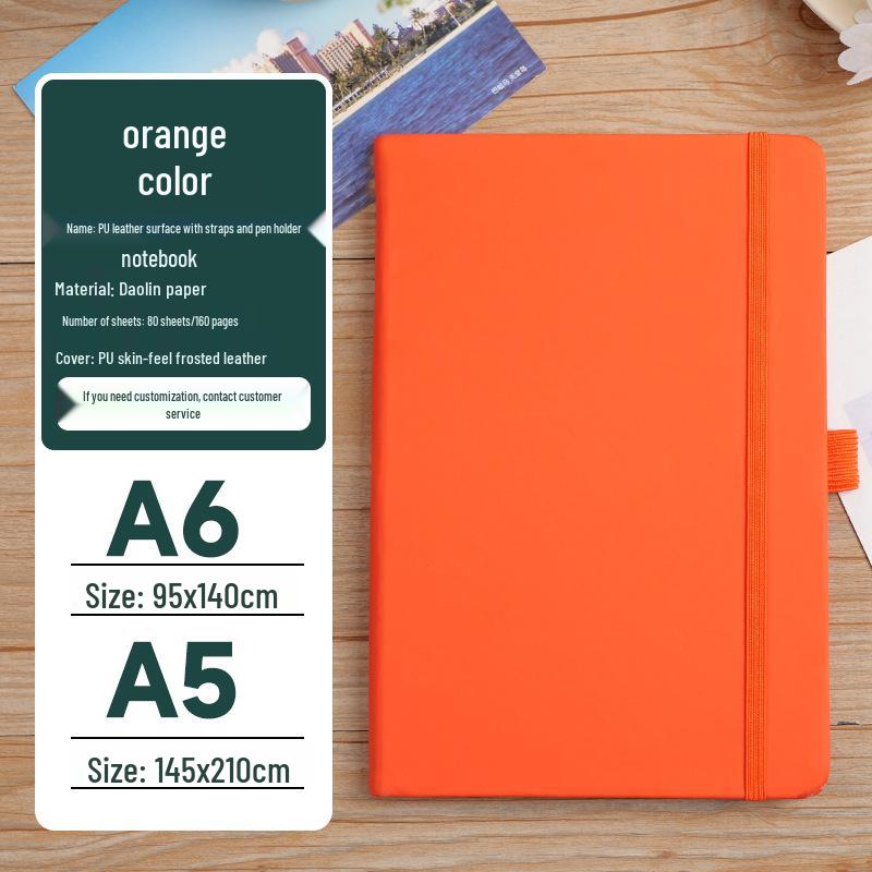Individuelles A5 Dickes Notizbuch & A6 Tragbarer Planer Journal