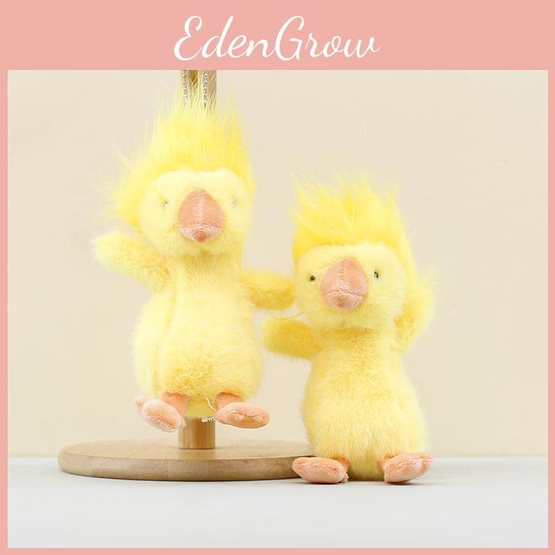 Plushie With Duck Pp Cotton Filling Short Fur Stuffed Doll For Kids Room Decor