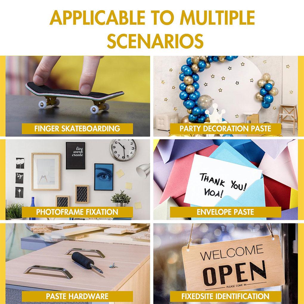 24x Autocolante Grip Tape din Spumă pentru Fingerboard Pentru Skateboarderi Performanță Anti-Alunecare Amortizare Mată