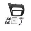 For Honda Civic Double Din Fascia Radio Dvd Stereo Cd Panel Dash Mounting Installation Trim Kit Face Frame Bezel with Wire Harne