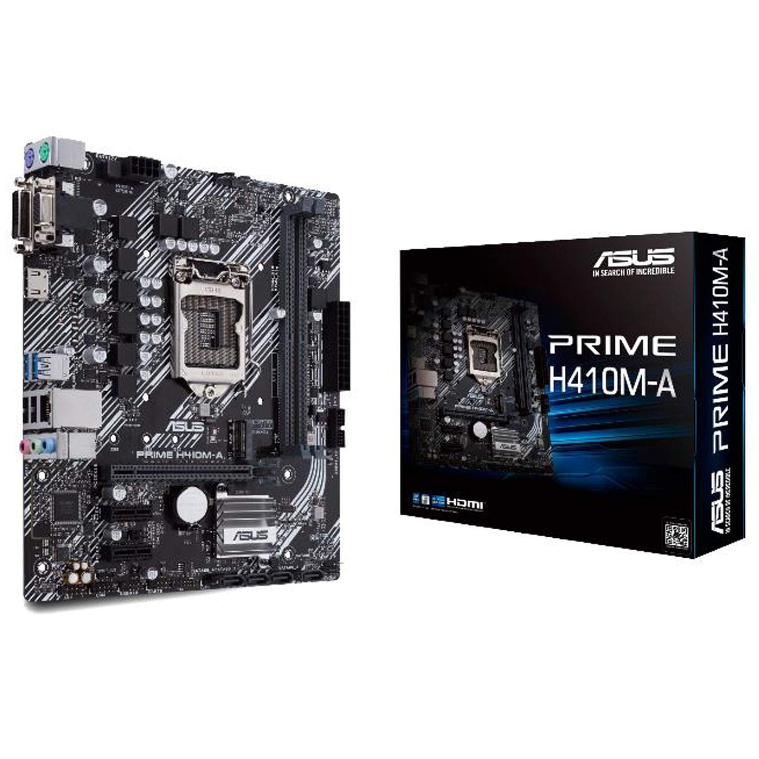 

LGA1200-сумісна материнська плата PRIME оснащена ASUS INTEL H410 H410M-A [MicroATX]