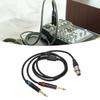 Y Splitter Audio Converter Adapter 24K Gold Plated Dual 1/4 Inch To XLR Cable  Audio Recording