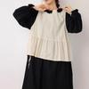 2026 Spring/Summer Women's Japanese Linen Ruffled Vest – Sleeveless, Loose-Fit, Reversible Jacket