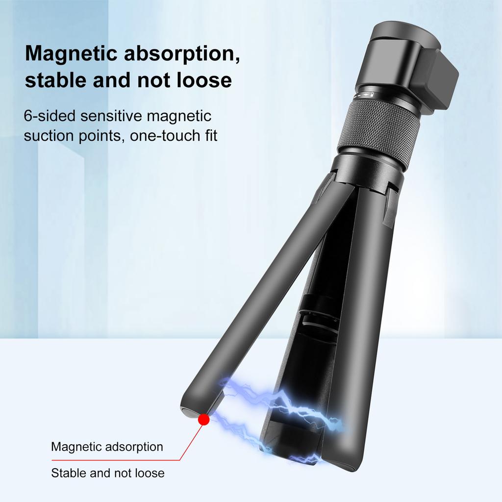 Multifunctional Rotatable Handle Desktop Tripod with Dual 1 4 inch Screws Replacement for Insta360 X4  X3  ONE X2  ONE