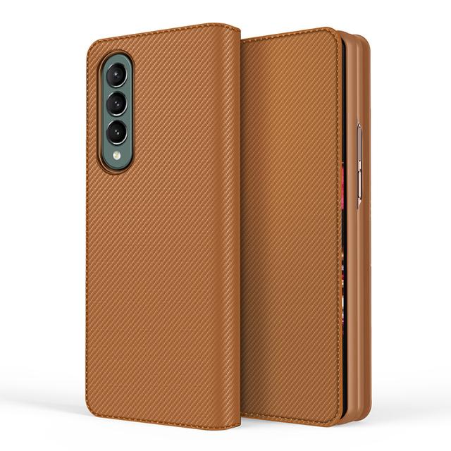 Luxury Leather Phone Cover For Samsung Galaxy Z Fold 4 3 2 Case With Card Slot Kickstand Back Case Can Be Separated