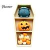 Mini Plastic Pumpkin Figurines Halloween Gothic Coffin-Shaped Fidget Clicker Toy, Push Pop Sensory Toy with Stress Relief Toys Ghost Figures, Novelty