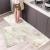 1Pcs Anti Fatigue Kitchen Rugs, OneHouse Marble Print Waterproof Non-Slip Thick Cushioned Kitchen Mat Heavy Duty Comfort Standing Mat for Kitchen