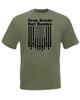 Erwachsene säen Samen statt Bomben AntiKrieg Huunisexitarian Unisex Oliv TShirt