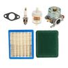 Carburetor Kit Spark Plug Air Filter Oil Filter 640004 for Tecumseh OHH55 OHH60 OHH65 Engine 5hp 5.5hp 6hp 6.5hp