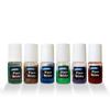 Derivan Face & Body Paint, 4ml Mini Bottles, Glitter, 6-Color Set B, 50000733