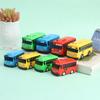 4Pcs Tayo The Little Bus Cartoon Pull Back Car Toy Set Kids Educational Gift