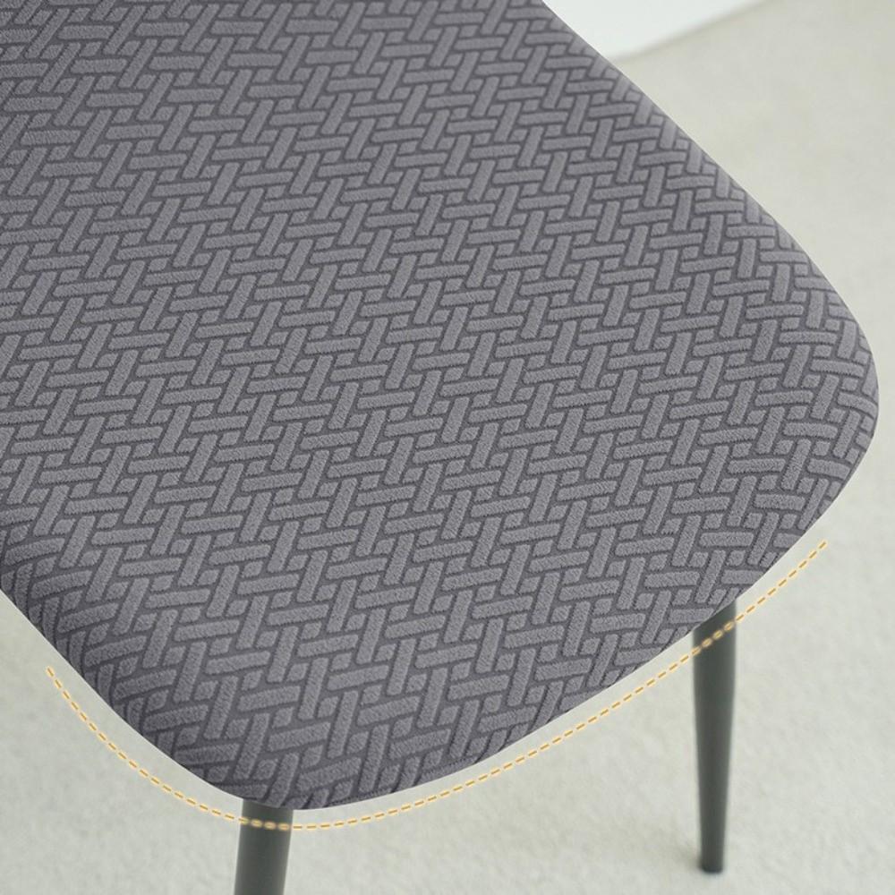 High Back Dining Chair Cover Elastic Spandex Jacquard Chair Cover Kitchen Chair Cover Dining Room